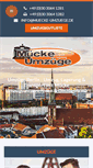 Mobile Screenshot of muecke-umzuege.de